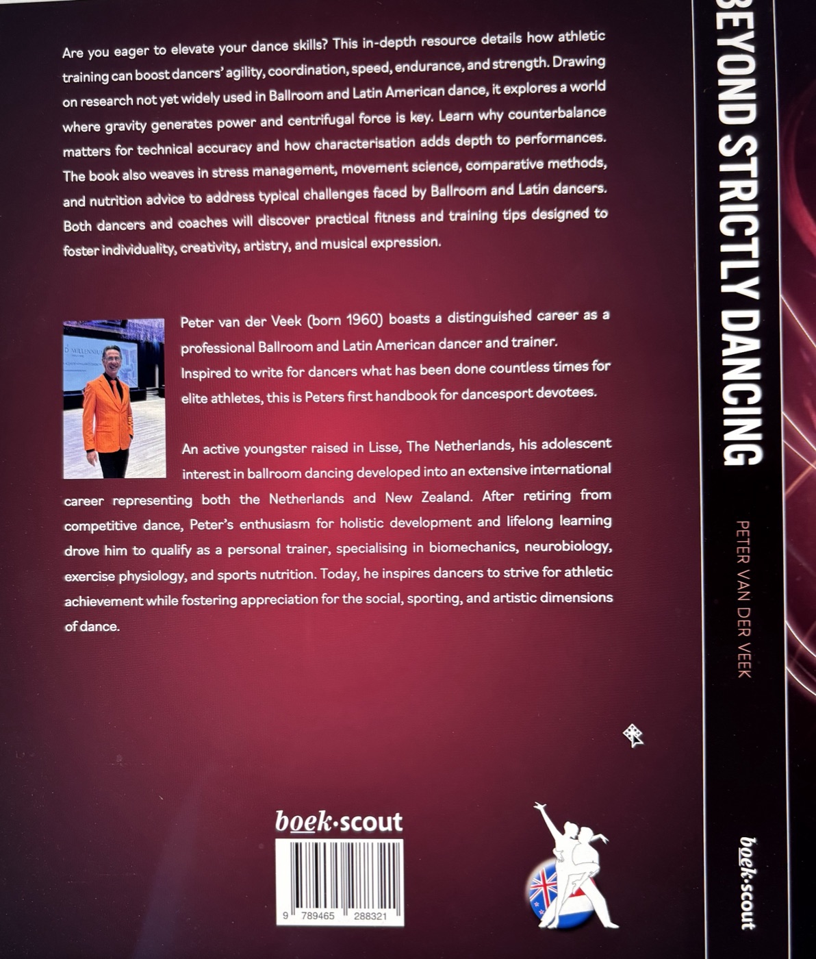 The back cover of Beyond Strictly Dancing