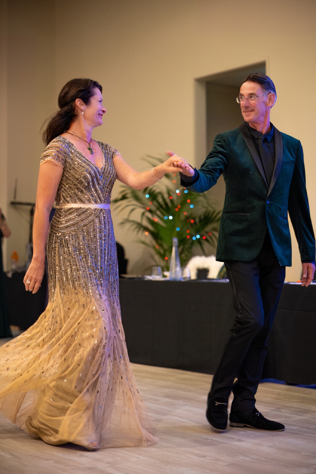 Peter and Rachell dancing at the Kiwi Classic, 2024